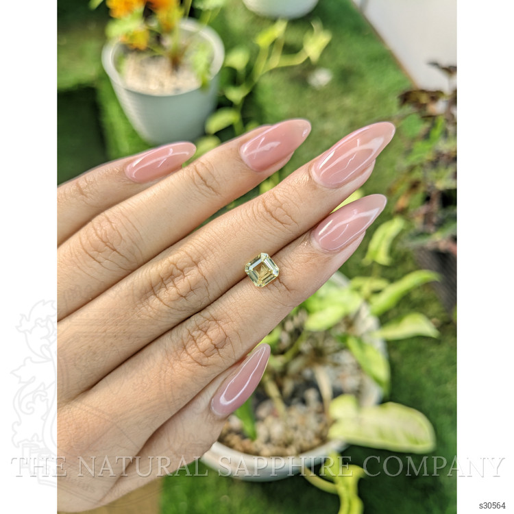 1.34 Ct. Yellow Sapphire from Ceylon (Sri Lanka)