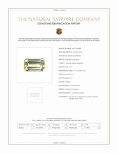 2.17 Ct. Yellow Sapphire from Ceylon (Sri Lanka) Scan Report