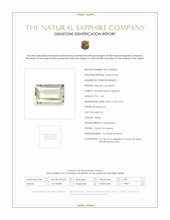 1.40 Ct. Yellow Sapphire from Ceylon (Sri Lanka) Scan Report