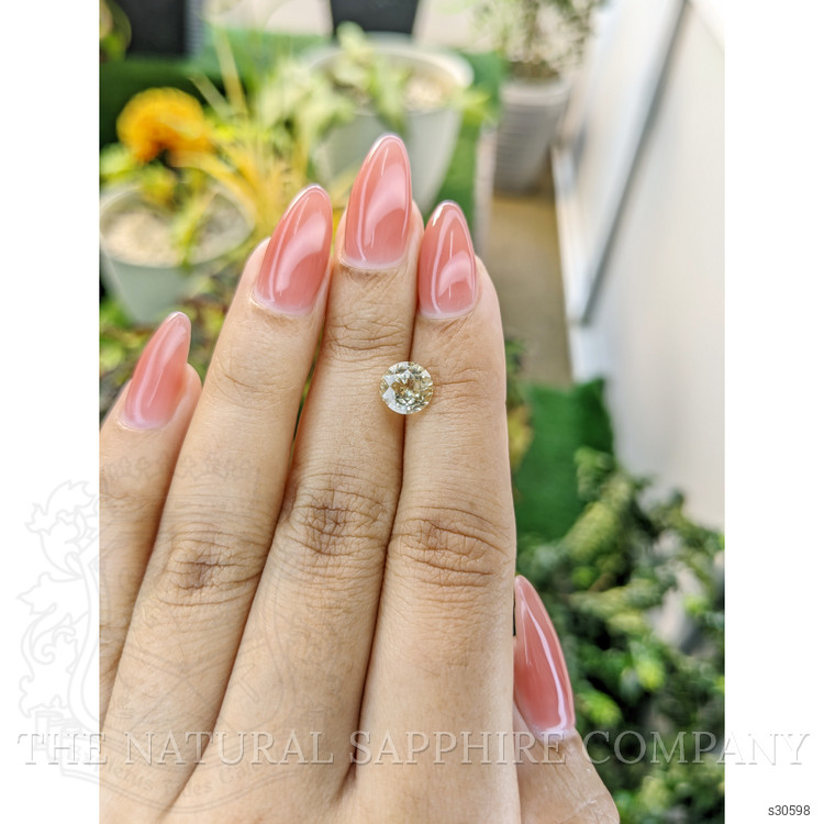 2.08 Ct. Yellow Sapphire from Ceylon (Sri Lanka)