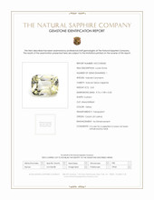 3.65 Ct. Yellow Sapphire from Ceylon (Sri Lanka) Scan Report