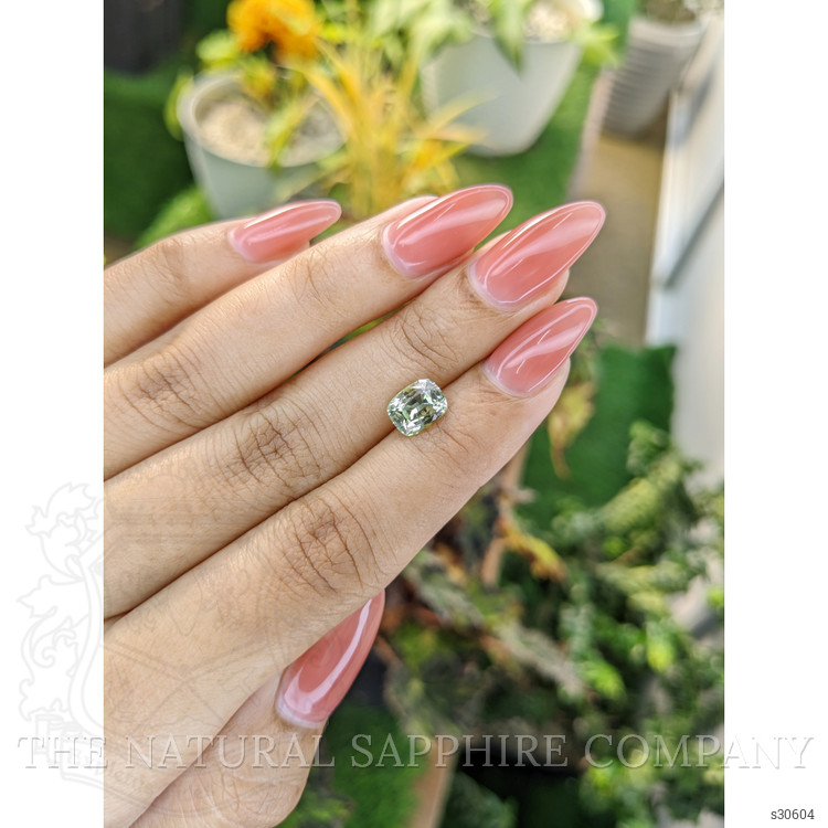 1.90 Ct. Yellowish Green Sapphire from Ceylon (Sri Lanka)