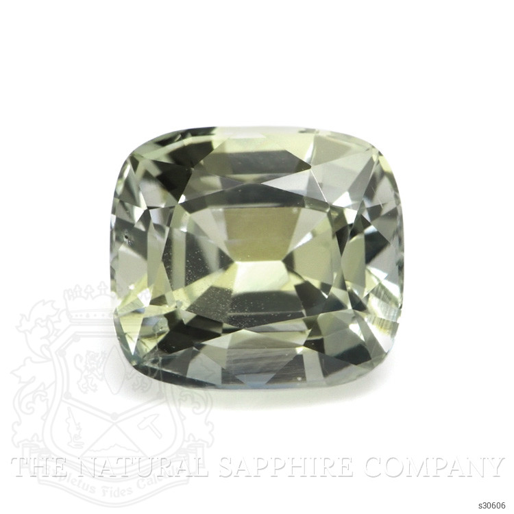 3.65 Ct. Yellowish Green Sapphire from Ceylon (Sri Lanka)