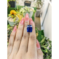 15.51 Ct. Blue Sapphire from Ceylon (Sri Lanka) Life Style