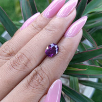 2.50 Ct. Purple Sapphire from Tanzania Life Style