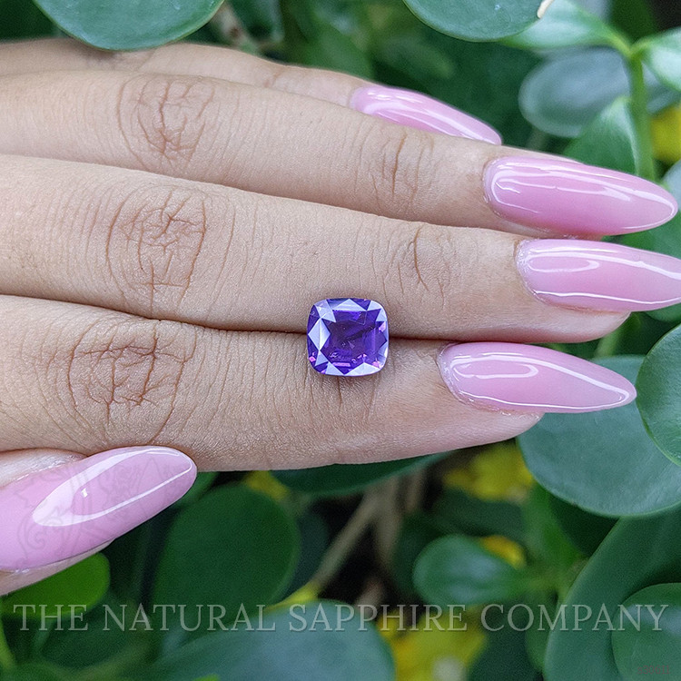 3.07 Ct. Bluish Purple Sapphire from Tanzania