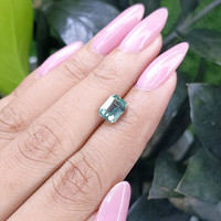 2.10 Ct. Bluish Green Sapphire from Tanzania Life Style