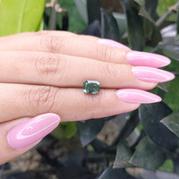 1.88 Ct. Green Sapphire from Tanzania Life Style