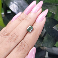 1.88 Ct. Green Sapphire from Tanzania Life Style