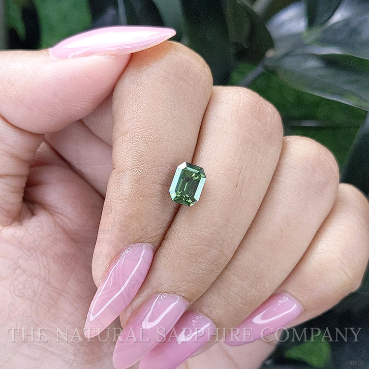 1.88 Ct. Green Sapphire from Tanzania