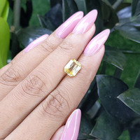 2.44 Ct. Yellow Sapphire from Tanzania Life Style