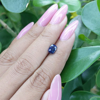 1.01 Ct. Blue Sapphire from Tanzania Life Style