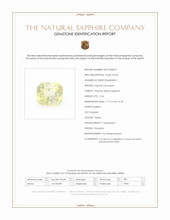 2.24 Ct. Yellow Sapphire from Tanzania Scan Report