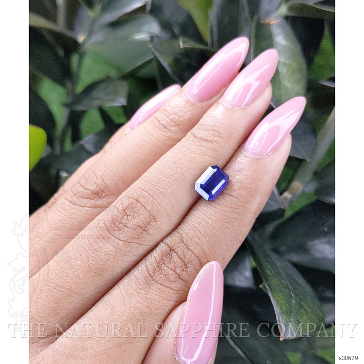 2.33 Ct. Purplish Blue Sapphire from Tanzania