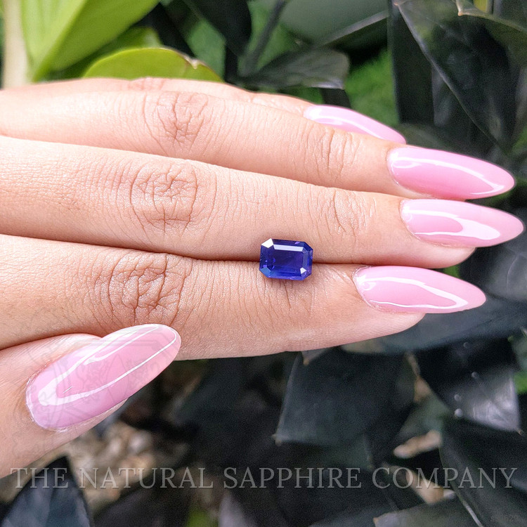 2.33 Ct. Purplish Blue Sapphire from Tanzania