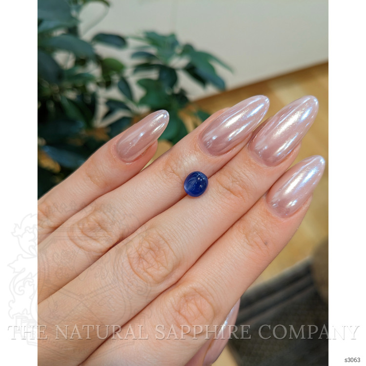 2.96 Ct. Blue Star Sapphire from Burma (Myanmar)