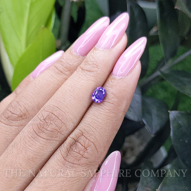 1.21 Ct. Bluish Purple Sapphire from Tanzania