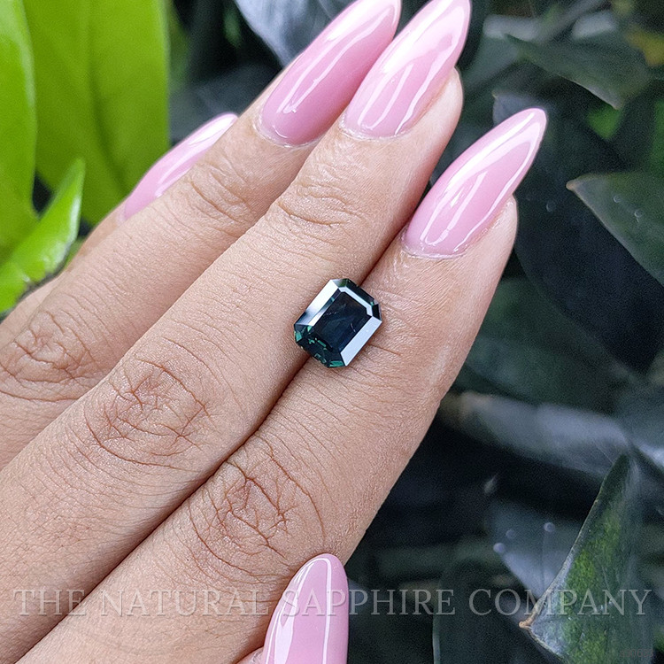 2.58 Ct. Bluish Green Sapphire from Tanzania