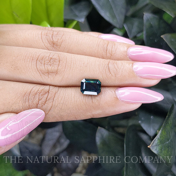 2.58 Ct. Bluish Green Sapphire from Tanzania