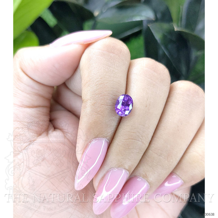 1.83 Ct. Purple Sapphire from Tanzania
