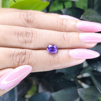 1.83 Ct. Purple Sapphire from Tanzania Life Style