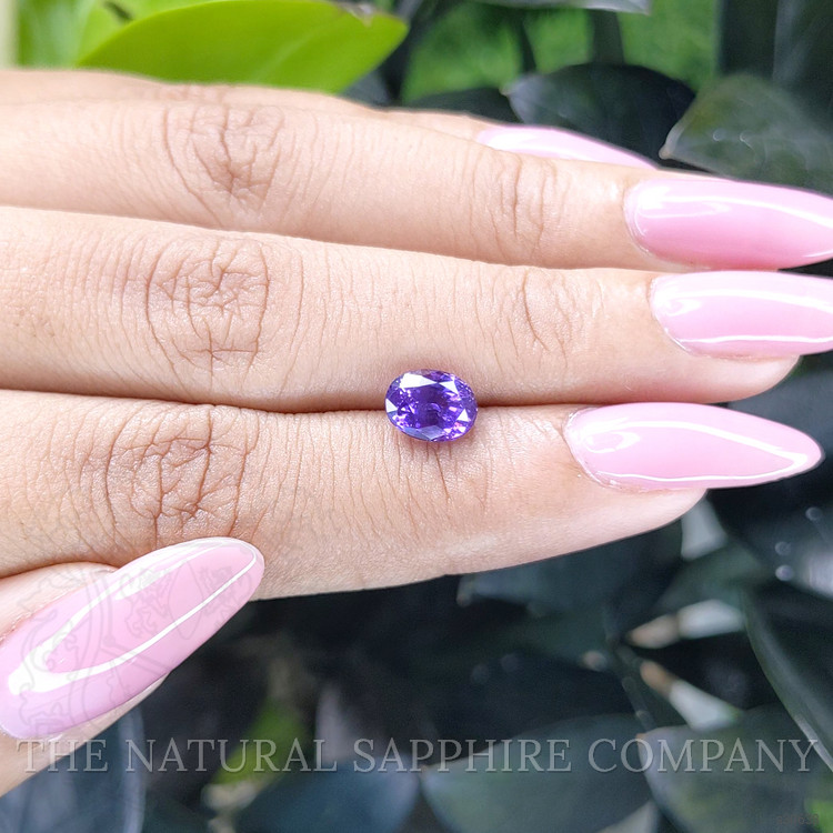 1.83 Ct. Purple Sapphire from Tanzania