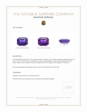 1.18 Ct. Color Change Sapphire from Tanzania Appraisal