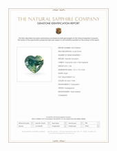 2.04 Ct. Bi Color / Parti Sapphire from Madagascar Scan Report