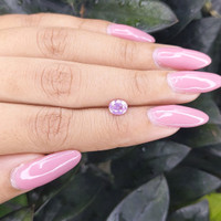 1.01 Ct. Purplish Pink Sapphire from Ceylon (Sri Lanka) Life Style