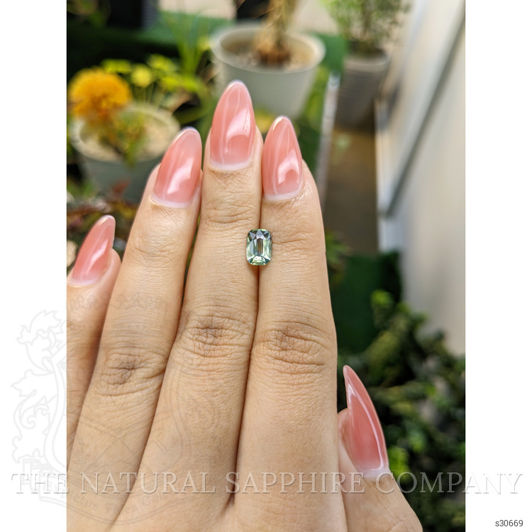 1.09 Ct. Yellowish Green Sapphire from Madagascar