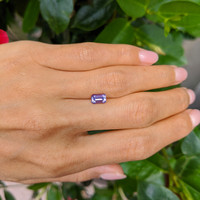 1.33 Ct. Purple Sapphire from Ceylon (Sri Lanka) Life Style