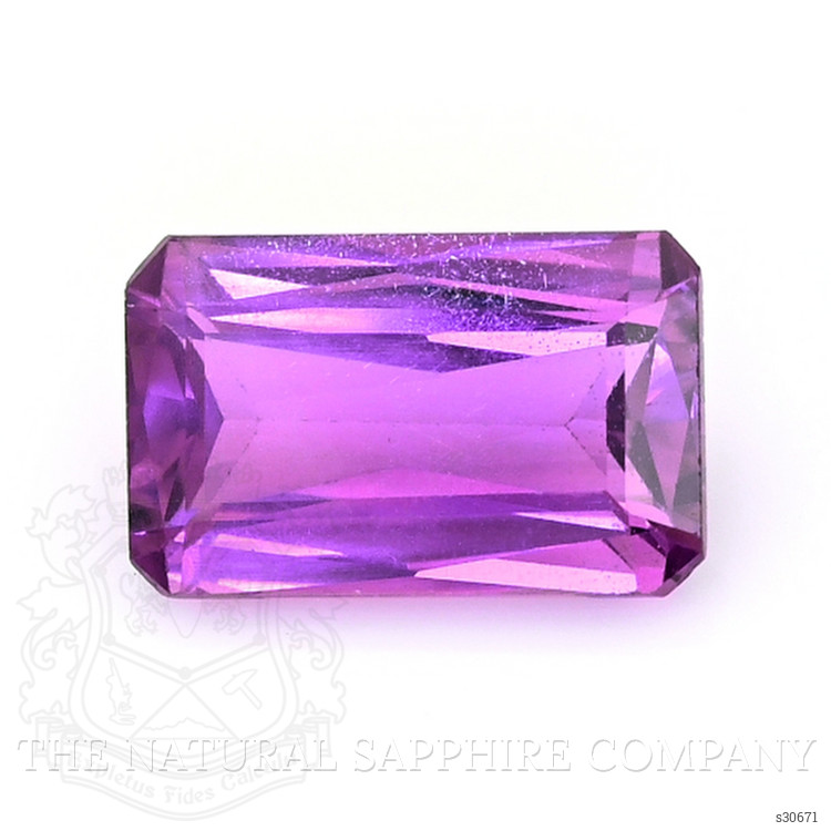1.37 Ct. Purple Sapphire from Ceylon (Sri Lanka)