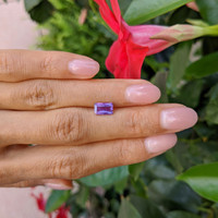 1.37 Ct. Purple Sapphire from Ceylon (Sri Lanka) Life Style