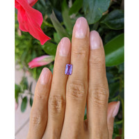1.37 Ct. Purple Sapphire from Ceylon (Sri Lanka) Life Style