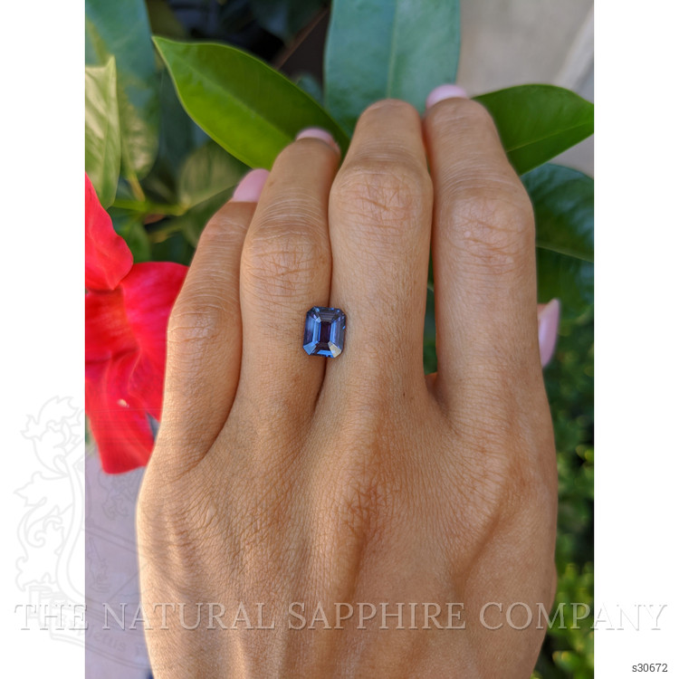 2.04 Ct. Purple Sapphire from Ceylon (Sri Lanka)