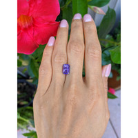 2.98 Ct. Purple Sapphire from Ceylon (Sri Lanka) Life Style