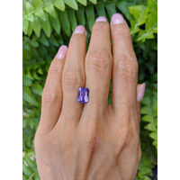 2.98 Ct. Purple Sapphire from Ceylon (Sri Lanka) Life Style