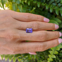 2.98 Ct. Purple Sapphire from Ceylon (Sri Lanka) Life Style