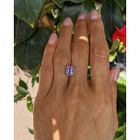 3.22 Ct. Purple Sapphire from Ceylon (Sri Lanka) Life Style