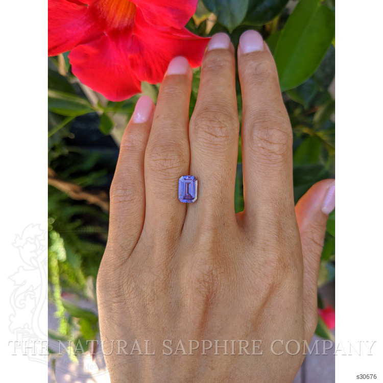 2.54 Ct. Purple Sapphire from Ceylon (Sri Lanka)