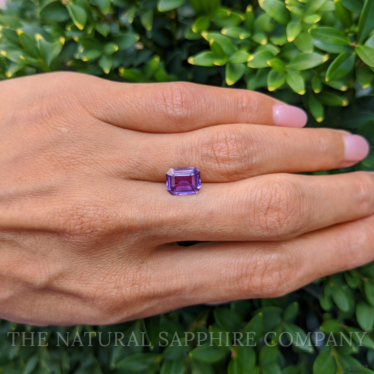 2.50 Ct. Purple Sapphire from Ceylon (Sri Lanka)