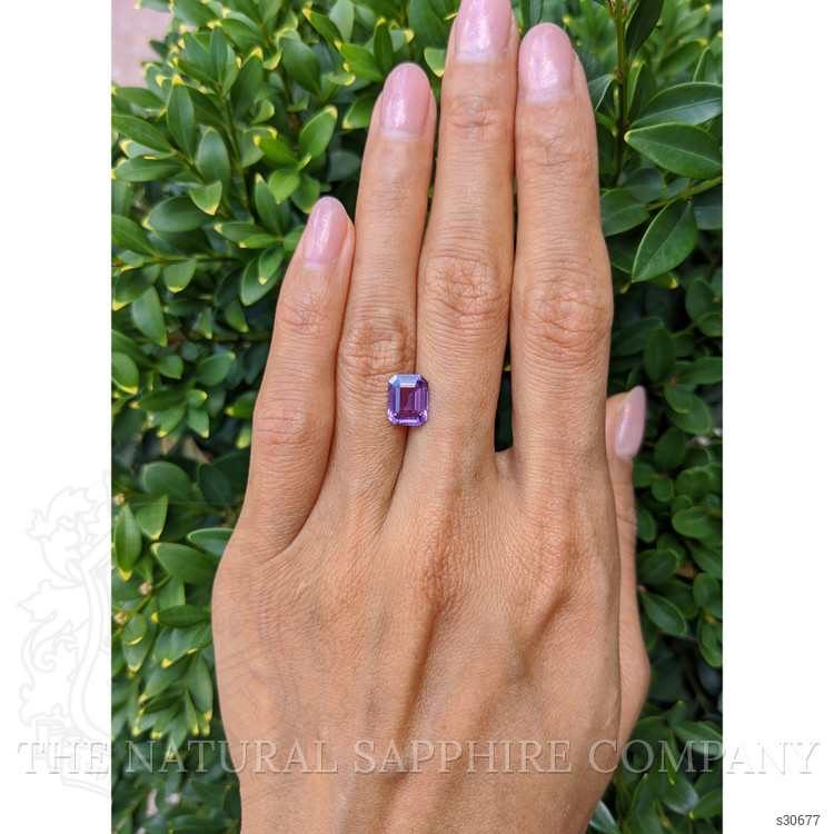 2.50 Ct. Purple Sapphire from Ceylon (Sri Lanka)