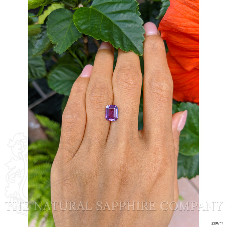 2.50 Ct. Purple Sapphire from Ceylon (Sri Lanka)