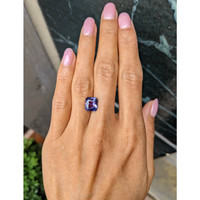 4.08 Ct. Purple Sapphire from Ceylon (Sri Lanka) Life Style