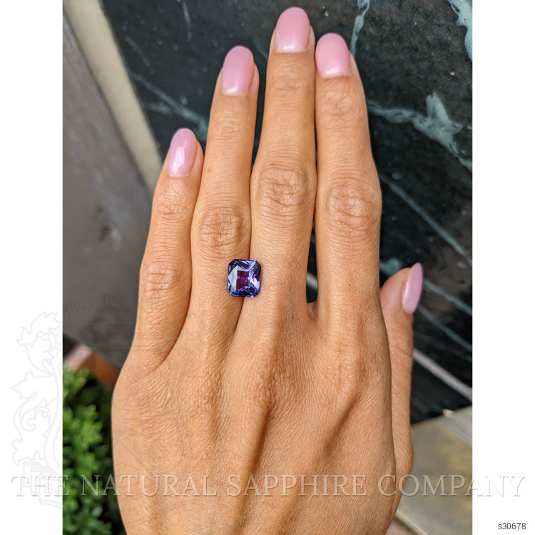 4.08 Ct. Purple Sapphire from Ceylon (Sri Lanka)