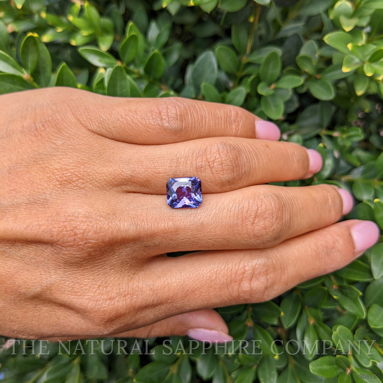 4.08 Ct. Purple Sapphire from Ceylon (Sri Lanka)