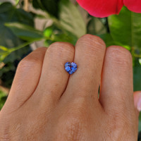 1.46 Ct. Purple Sapphire from Ceylon (Sri Lanka) Life Style