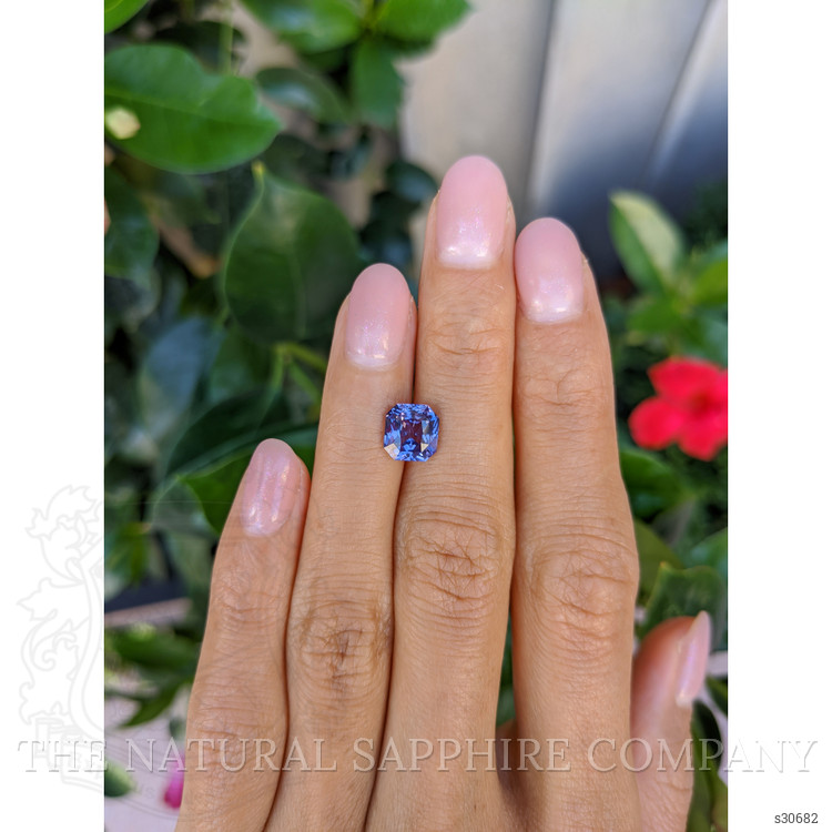 2.51 Ct. Purple Sapphire from Ceylon (Sri Lanka)