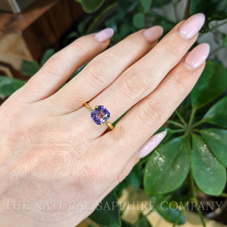 2.51 Ct. Purple Sapphire from Ceylon (Sri Lanka)