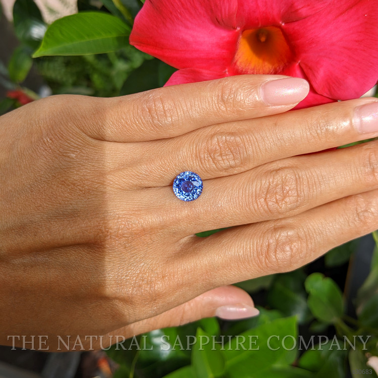 3.09 Ct. Purple Sapphire from Ceylon (Sri Lanka)